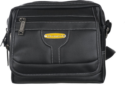 

Blowzy Collection Durable Stitchwell Cross Body Sling Bag Multipurpose -9 Inch Waterproof Messenger Bag(Black, 9 inch)