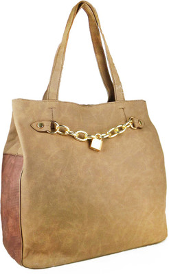 

Dockstreet Women Casual Tan Synthetic Leather Shoulder Bag