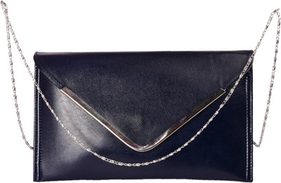 

bagesi Women Evening/Party Blue PU Sling Bag
