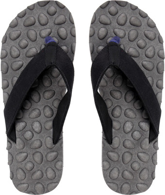 Style Height accupressure slippers Flip Flops, Grey