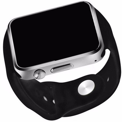 

CASVO Bluetooth Smart Watch For X500 Camera and Sim Card /Memory Card Support With Touch Screen (Silver) Silver Smartwatch(Black Strap Free Size)