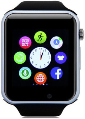 

CASVO Bluetooth Smart Watch For Zenfone2LaserZE500KL Camera and Sim Card /Memory Card Support With Touch Screen (Silver) Silver Smartwatch(Black Strap Free Size)