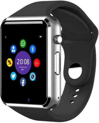 

MUSTTALK smartwatch7 Silver Smartwatch(Black Strap Free Size)