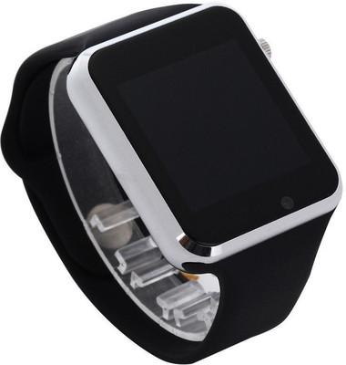 

CASVO Bluetooth Smart Watch For IdolX Camera and Sim Card /Memory Card Support With Touch Screen (Silver) Silver Smartwatch(Black Strap Free Size)