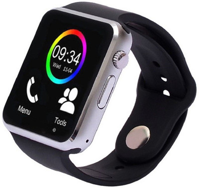 

MUSTTALK smartwatch46 Silver Smartwatch(Black Strap Free Size)