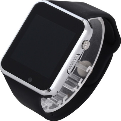 

MUSTTALK smartwatch6 Silver Smartwatch(Black Strap Free Size)