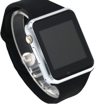 

CASVO Bluetooth Smart Watch For A3Star Camera and Sim Card /Memory Card Support With Touch Screen (Silver) Silver Smartwatch(Black Strap Free Size)