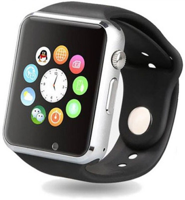 

MUSTTALK smartwatch26 Silver Smartwatch(Black Strap Free Size)
