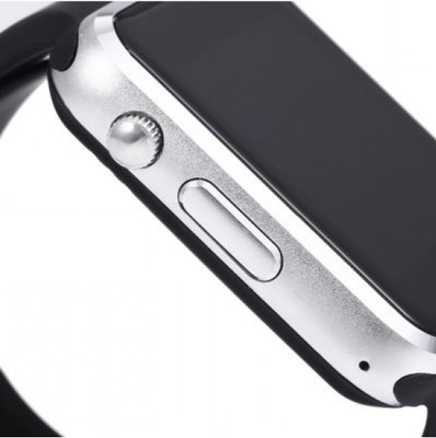 

CASVO Bluetooth Smart Watch For Zenphone5 Camera and Sim Card /Memory Card Support With Touch Screen (Silver) Silver Smartwatch(Black Strap Free Size)