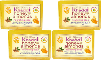

khaddi Honey Almond Glycerin Soap(500 g, Pack of 4)