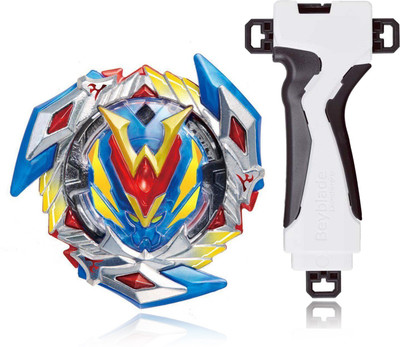 

Apurbas Beyblade Burst B-104 Winning Valkyrie.12.VI Starter Spinning Top + Grip(Gold, Blue)