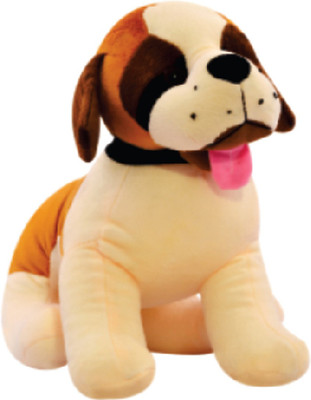 

Miss & Chief Dog Sitting Pose Teddy Soft Stuff Toy 30 Cms - 30 cm(Brown)