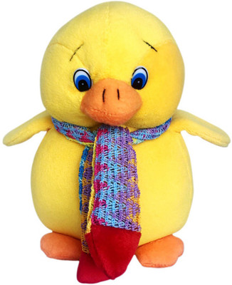 Miss & Chief Little Cute Duck Teddy Bear Soft Stuff Toy - 17 cm(Yellow)