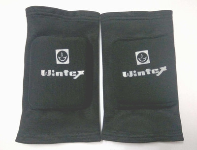

WINTEX Regular Use Padded Knee Caps for Skating/Dancing/Kabaddi/Cycling & Other Sports Knee Support (L, Black), Black;white