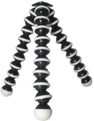 

Klick N Shop Gorilla Tripod/Mini Tripod 10 inch for Mobile Phone with Holder for Mobile, Flexible Gorilla Tripod for DSLR Cameras, Action Cameras Tripod(Black, Supports Up to 1200)