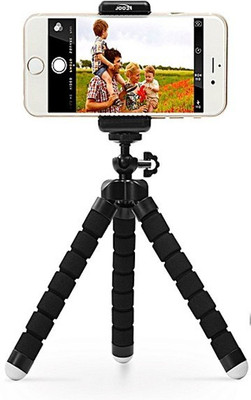 

BJORK Fully Flexible Foldable Octopus Mini Tripod Stand for Mobile Camera , DSLR , Smartphone & Action Cameras RT45 | Twist It | Bend It | Tilt It | With Universal mobile holder.. Tripod, Tripod Kit(Multicolor, Supports Up to 3.5)