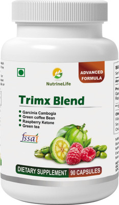 

NutrineLife NutrineLife Trimx Blend with Garcinia Cambogia, Green Coffee Bean, Raspberry Ketone and Green Tea Extract for Weight Loss(90 No)