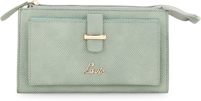

Lavie Women Casual Green Genuine Leather Wallet(6 Card Slots)
