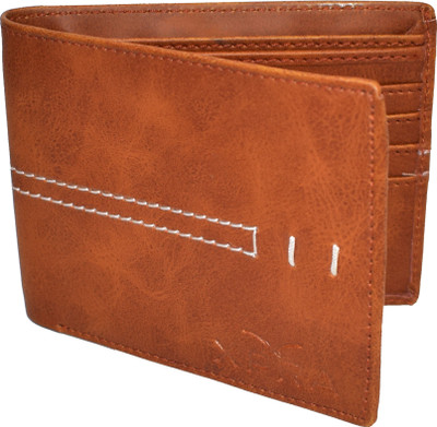 

XPRA Men Tan Genuine Leather Wallet(10 Card Slots)