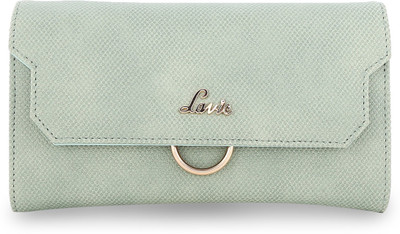 

Lavie Women Evening/Party Green Genuine Leather Wallet(12 Card Slots)