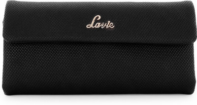 

Lavie Women Casual Black Genuine Leather Wallet(12 Card Slots)