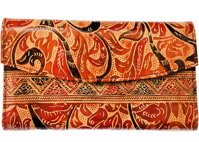 

TrendyCloset Women Ethnic Tan Genuine Leather Wallet