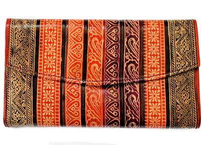 

TrendyCloset Women Casual Multicolor Genuine Leather Wallet, Tan