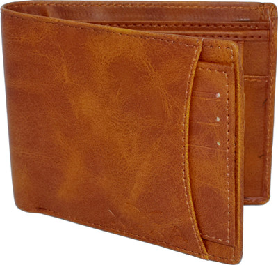 

XPRA Men Tan Genuine Leather Wallet(9 Card Slots)