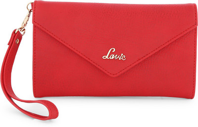 

Lavie Women Casual Red Genuine Leather Wallet(7 Card Slots)