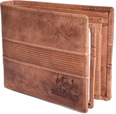 

Bull Kraft Men Casual, Formal Brown Genuine Leather Wallet(6 Card Slots), Brown-05