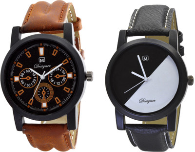 

Om Designer O-5-7 Analogue Combo of 2 Men's & Boy's Watch best design Watch - For Men