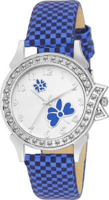 

Frolik Attractive New Design Flower Dial Blue Color Sport Look Woman Watch - For Women