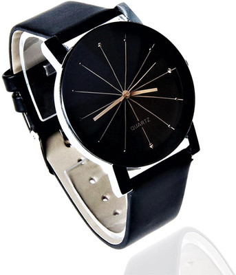 

NUBELA Prizam Glass Black Dail Watch - For Girls