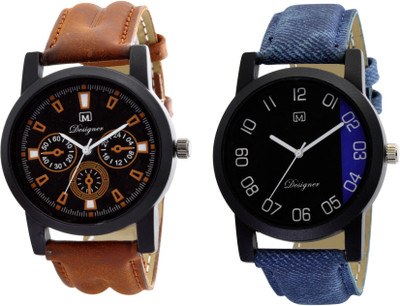 

Om Designer O-5-21 Analogue Combo of 2 Men's & Boy's Watch new arrival Watch - For Men