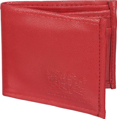 

HOB London Fashion Men Red Artificial Leather Wallet(1 Card Slot)
