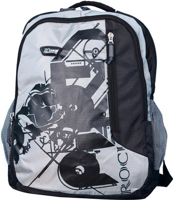 

Inway Stylish Waterproof Travel 35 L Backpack(Grey, Black)
