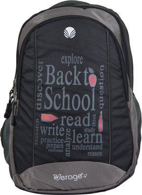

Fashion Knockout Back to School 5 L Backpack(Black)
