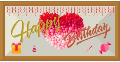 

MADISON AVENUE Happy Birthday Party Banner(6 ft, Pack of 1)