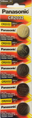 Panasonic Original CR 2032  Battery(Pack of 5)