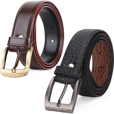 

Elligator Men Casual Black, Brown Artificial Leather Belt