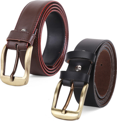 Elligator Men Casual Black, Brown Artificial Leather Belt