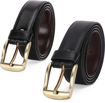 

Elligator Men Formal Black Artificial Leather Belt