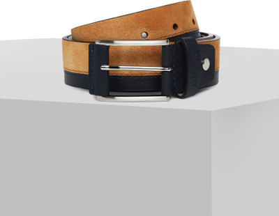 

Ducati Men Casual Tan, Brown Genuine Leather Belt