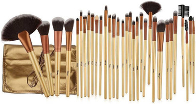 

Forever 21 Makeup Brush Set, 32 Pieces Professional Makeup Brushes Essential Cosmetics With Case(Pack of 32)