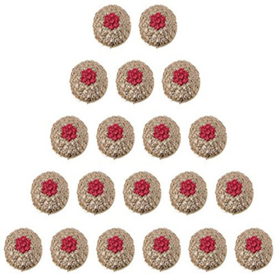 

Fabric and Lace Thread and Zari Floral Pattrn Embroidery Designer fabric & Metal Round Buttons_BT016b Metal Buttons(Pack of 50)