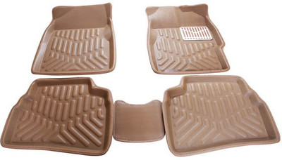 CARMART PVC (Polyvinyl Chloride), PP (Polypropylene) 3D Mat For  Maruti Suzuki WagonR(Black, Beige)
