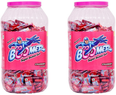

Boomer Super Bubble Strawberry Chewing Gum(672 g Pack of 2)