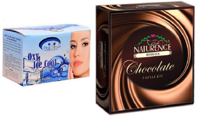 

Pink Root OXY BLEACH 250G WITH NATURENCE CHOCOLATE KIT 15G(Set of 2)