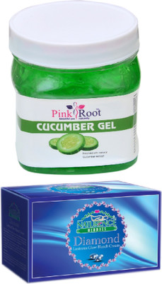 

Pink Root CUCUMBER GEL 500ML WITH NATURENCE DIAMOND BLEACH 200G(Set of 2)