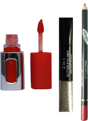

Gabbu fashion velvet matte combo(Set of 3)